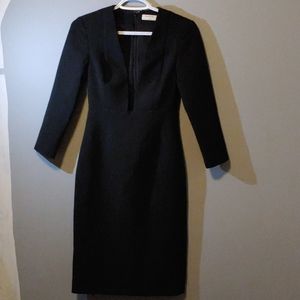 Babaton Size 0 Black Low Cut Dress